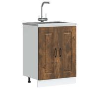 Oven Cabinets Kitchen Cabinet Oven Unit 2 pcs Lucca Engineered Wood vidaXL