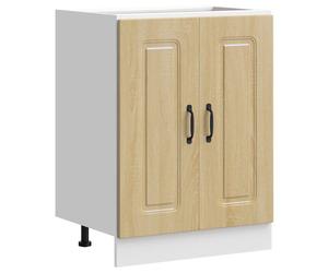 Oven Cabinets Kitchen Cabinet Oven Unit 2 pcs Lucca Engineered Wood vidaXL