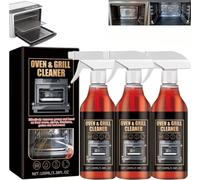 Oven Cleaner,2026 Grill & Barbecue Cleaner,Oven Cleaner Heavy Duty Spray,Heavy Duty Oven and Grill Cleaner,All Purpose Fast-Acting Cleaning Spray for Microwave,Air Fryer,Ovens,Grills,BBQ,100 ml (3PC)