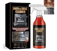 Oven Cleaner, Grill & Barbecue Cleaner,Oven and Grill Cleaning Spray,Kitchen Multi-Purpose Grease Cleaner for Baked-On Food Burnt Grease,Fast-Acting Cleaning Spray for Ovens, Grills, Racks and Trays