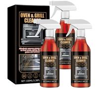 Oven Cleaner,Grill & Barbecue Cleaner,Oven Cleaner Heavy Duty Spray,Fast-Acting Professional Cleaning Spray,Heavy Duty Oven and Grill Cleaner FOR Microwave,Air fryer,Ovens,Grills,BBQ (3pcs)