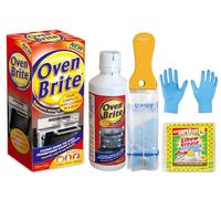 Oven Cleaner | Heavy Duty Oven Cleaning Kit [500 ml] + Non Scratch Scraper | Bags for Rack and Gloves Included | Complete Oven Cleaner Set with Power Cloth