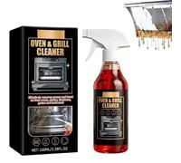 Oven Cleaner Heavy Duty, Powerful Kitchen Grease Remover, Multi-purpose Grill & Air Fryer Cleaning Spray, Quickly & Effectively Removes Stubborn Grease Stains (1pcs)