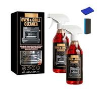 Oven Cleaner, oven and grill cleaner, Powerful Kitchen Grease Remover for Baked-On Food Burnt Grease (2 Pcs)