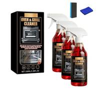 Oven Cleaner, oven and grill cleaner, Powerful Kitchen Grease Remover for Baked-On Food Burnt Grease (3 Pcs)
