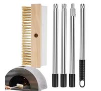 Oven Cleaning Brush - Repaired 58.66 Inch Grill Grill Heat Resistant Cleaner | High-rise BBQ Grill Tool, Practical Pizza Oven Brush, Access