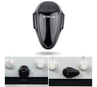 Oven Door Child Safety Lock, 1 pc, Black, with Special Heat-Resistant Adhesive, Double Safety Button, Easy to Install, Baby Oven Front Lock, Childproof Cooker Lock, Stove Guard for Toddler Protection