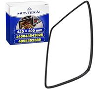 Oven Door Seal 410x290 mm 140043543010 4055352589 4055393088 for Electrolux | 5614093010 for Aeg for Zanker for Zanussi - Rubber Gasket with 4 Hooks - Warranty 10 Years - MONTERAL