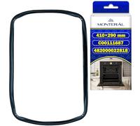Oven Door Seal 410x290 mm with 4 Hooks C00111687 for Ariston for Hotpoint | 482000022818 for Bauknecht for Ignis for Indesit for Philips for Whirlpool - Warranty 10 Years - MONTERAL