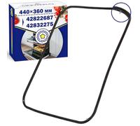 Oven Door Seal 440x360 mm with Original Code 42822687 42832275 for Candy for Hoover - Rubber Gasket with 4 Hooks - Warranty 10 Years - MONTERAL