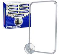 Oven Door Seal 480x360 mm with the Original Code 6432220 4696921 for Miele for Imperial 02846905 for Quelle - Oven Seal Replacement with 4 Hooks - Warranty 10 Years - MONTERAL