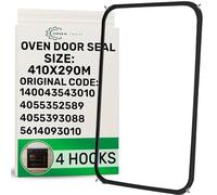 Oven Door Seal in Size 420x300 mm with The Original Code 140043543010 4055352589 4055393088 5614093010 for Electrolux - Rubber Gasket with 4 Hooks - Warranty 5 Years - ONIX TECH