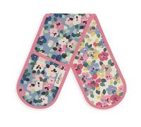 Oven Glove Cath Kidston Painted Pansies Double Oven Glove 100% Cotton