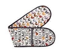 Oven Glove: Emma Bridgewater Hen & Toast Double Oven Glove, Cotton