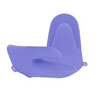Oven Glove Thicken Silicone Pot Holder Mini Oven Mitt Heat Resistant Pinch Covers for Baking, Cooking, Bbq Grilling (blue)