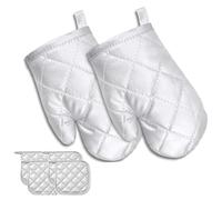 Oven Gloves,Non-Slip Kitchen Oven Mitts Heat Resistant Cooking Gloves for Kitchen Grilling,Cooking,Baking,Microwave,Pizza(6pcs)