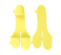 Oven Gloves with Fingers,Anti-Slip Three-Finger Silicone Kitchen Gadgets - Silicone Baking Gloves Pinch Grips,for Cooking Baking Grilling Restaurant Outdoor Picnic Pan Plate Men Women