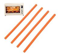 Oven Guards for Inside The Oven Shelf Guards Oven Rack Guards 4PCS Silicone Heat Resistant Oven Rack Shields Protectors Against Burns and Scars Hand Protection Oven Guards for Racks