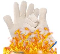 Oven Heat Resistant Gloves for Cooking Grilling BBQ Baking Mitts Thick Kitchen Gloves Non-Slip Reusable