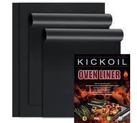 Oven Liners for Bottom of Oven 4 Pack Large Thick Heavy Duty Nonstick Oven Mat for Bottom of Electric Oven Gas Oven Grill, Reusable Heat Resistant BPA PFOA Free Oven Protector Liner,16x24 Inch