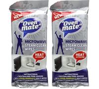 Oven Mate Microwave Steam Clean Wipes (Pack of 2)
