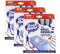 Oven Mate Original Cooker Hob BBQ Grill Gremlin Sponge Scourer (Pack of 6)