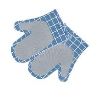 Oven Mitts Heat Resistant - Non Slip Anti Scald 1 Pair | Non-Slip Silicone Textured Grip Gloves,for Kitchen Baking Routine Home Grilling Cooking Daily Safety