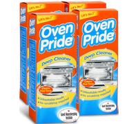 Oven Pride Oven Cleaner - 500ml Complete Oven Cleaning Kit with Safety Gloves & Cleaning Bag - Cleans First Time - Oven Cleaner Heavy Duty - Degreases Oven Without Scrubbing | 4 Pack