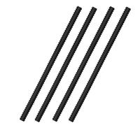 Oven Rack Protectors Heat Resistant,4Pack Silicone Oven Rack Covers,Oven Shelf Edge Guards,Safety Protection Toaster Baking Edge Shields,Black,Protect Against Burns and Scars