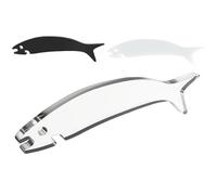 Oven Rack Pull Tool - Stainless Steel Oven Rack Pull Tool, Shelf Puller, Heat Resistant Fish Design Kitchen Appliance for Air Fryers and Toaster Ovens, Prevents Scalding, Shelf Puller, Toaster Oven