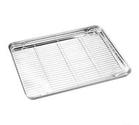 Oven Safe Cooling Rack Set 31.5cm Easy Clean(40.5 * 30.5 * 2.5cm) | 304 steel, rust resistant, no coating, , safe for family meals, 31.5cm dimension