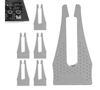 Oven Safety Knob Covers, Cooker Child Proof Buttons, 6 x Child Proof Cooker Knob Covers, Toddler Security Roaster Treat Guards for Small, No Tools Required