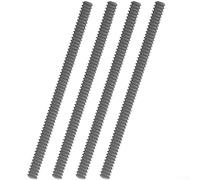 Oven Shelf Edge Protectors Silicone Heat Resistant Rack Guards to Prevent Burns - Reusable Cooker Strips for Kitchen Safety Black Red Grey Orange 35cm(Grey)
