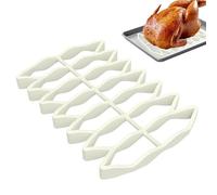 Oven Silicone Roast Rack, Silicone Roasting Rack Chicken Meat Pan, Non-Stick Drains Oil Household Tool for Cooling Steaming Baking Grilling Cooking Frying