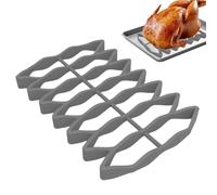 Oven Silicone Roast Rack | Silicone Roasting Rack for Oven Cooking,Non-Stick Drains Oil Household Tool for Cooling Steaming Baking Grilling Cooking Frying