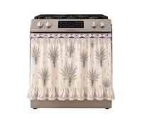 Oven Skirt Curtain, Lavender LARGE OVEN