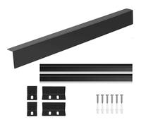 Oven Space Filler - Stainless Steel Side Strips | Heat Resistant Silicone Sealing Cover for Worktop, Oven, Cupboard, Stove, Dishwasher,