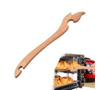 Oven Stand Puller | Hot Tool - Anti-Scalding Wooden Handle Heat Resistant Push Pull For Air Fryer Casserole | Buffet Potluck Baking Roasting Bbq - Long