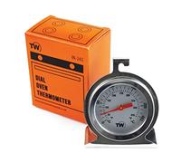 Oven Thermometer for Inside Fan Oven - Dial Temperature Gauge Thermometer for Electric & Gas Ovens Perfect Food Cooking Stainless Steel