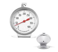 Oven Thermometer, Stainless Steel Cooking Thermometer, Gas Stove Thermometer, Large Kitchen Thermometer, Multifunctional Food Temperature Display for Baking, Grilling and Cooking in the Kitchen