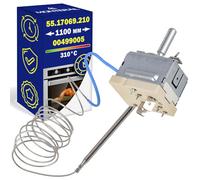 Oven Thermostat 310°C Length of Capillary Tube 1100 mm with the Original Code 00499005 499005 for Bosch for Siemens for Neff 55.17069.210 for Ego - Warranty 10 Years - MONTERAL