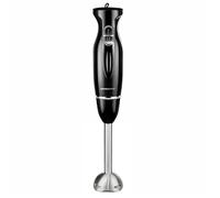 Ovente HS560B Immersion Hand Blender, 300W Electric Handheld Portable Stick Mixer with 2 Mixing Speed and Stainless Steel Blades for Effortless Blending Smoothies, Shakes, Puree or Baby Food, Black