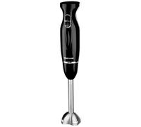 Ovente HS560B Immersion Hand Blender, 300W Electric Handheld Portable Stick Mixer with 2 Mixing Speed and Stainless Steel Blades for Effortless Blending Smoothies, Shakes, Puree or Baby Food, Black