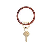 Oventure Resin Big O Key Ring - The Original Hands-Free Bracelet Keychain for Keys & Essentials - Stylish, Durable Wristlet, Tortoise, One Size