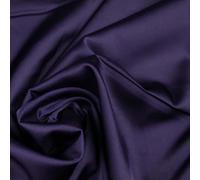 Over 50 Colours Fine Silky Smooth Liquid Sateen Satin Dress Fabric Drape Lining (1 Metre, Dark Purple 7021)