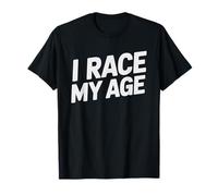 Over 50 Runner Racing Clock Younger Runners Winning Masters T-Shirt