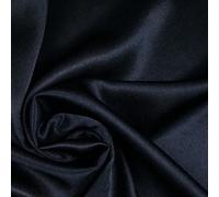 Over 70 Colours - Plain Solid Crepe Back Satin Fabric Material Dress Bridal 58" (1 Metre, Dark Navy Blue 6463)
