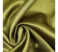 Over 70 Colours - Plain Solid Crepe Back Satin Fabric Material Dress Bridal 58" (Sample (10cm x 10cm), Olive Green 5920)