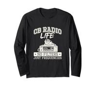 Over But Never Out CB Radio Citizens Band Radio Enthusiasts Long Sleeve T-Shirt