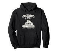 Over But Never Out CB Radio Citizens Band Radio Enthusiasts Pullover Hoodie